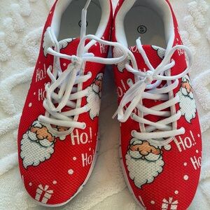 Christmas Festive Red Santa Shoes